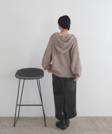 フーディーニットプルオーバー