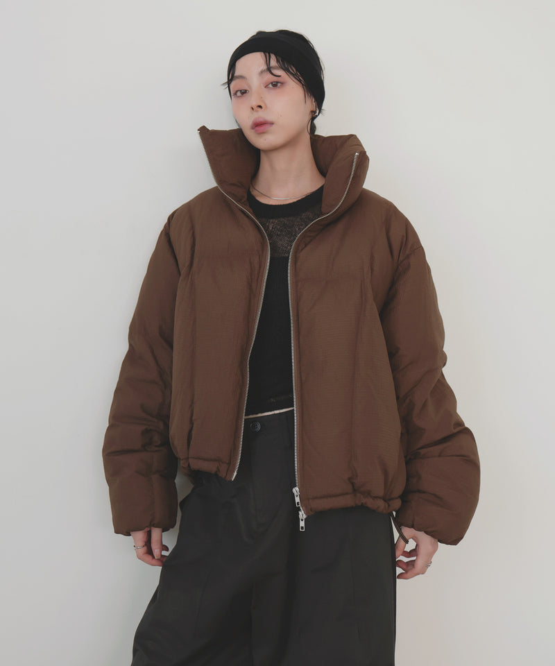 \ 8月22日発売 /【10月下旬予約商品】チェックファイバーショートダウン