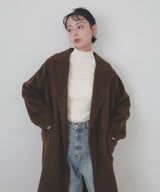 シャギーダブルロングコート