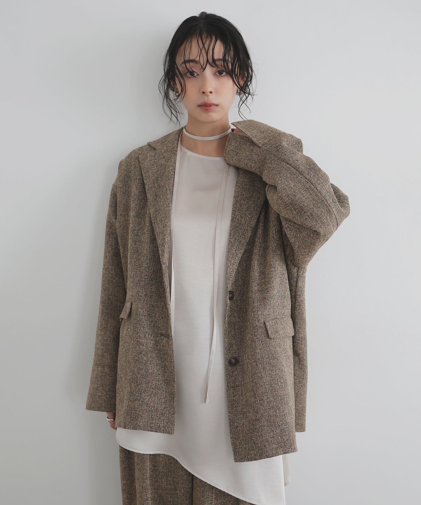 サマーツイードテーラードジャケット – LIAN
