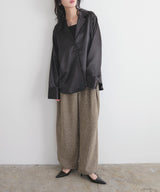 サマーツイードタックパンツ