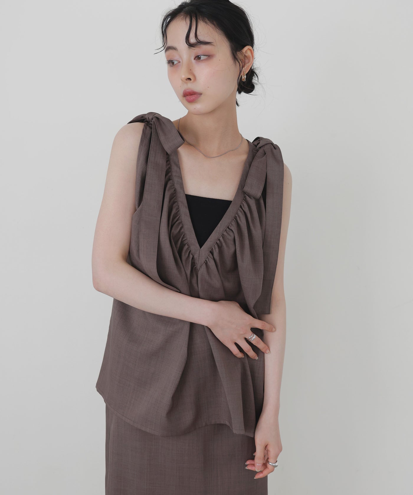 2WAYショルダーリボントップス – LIAN