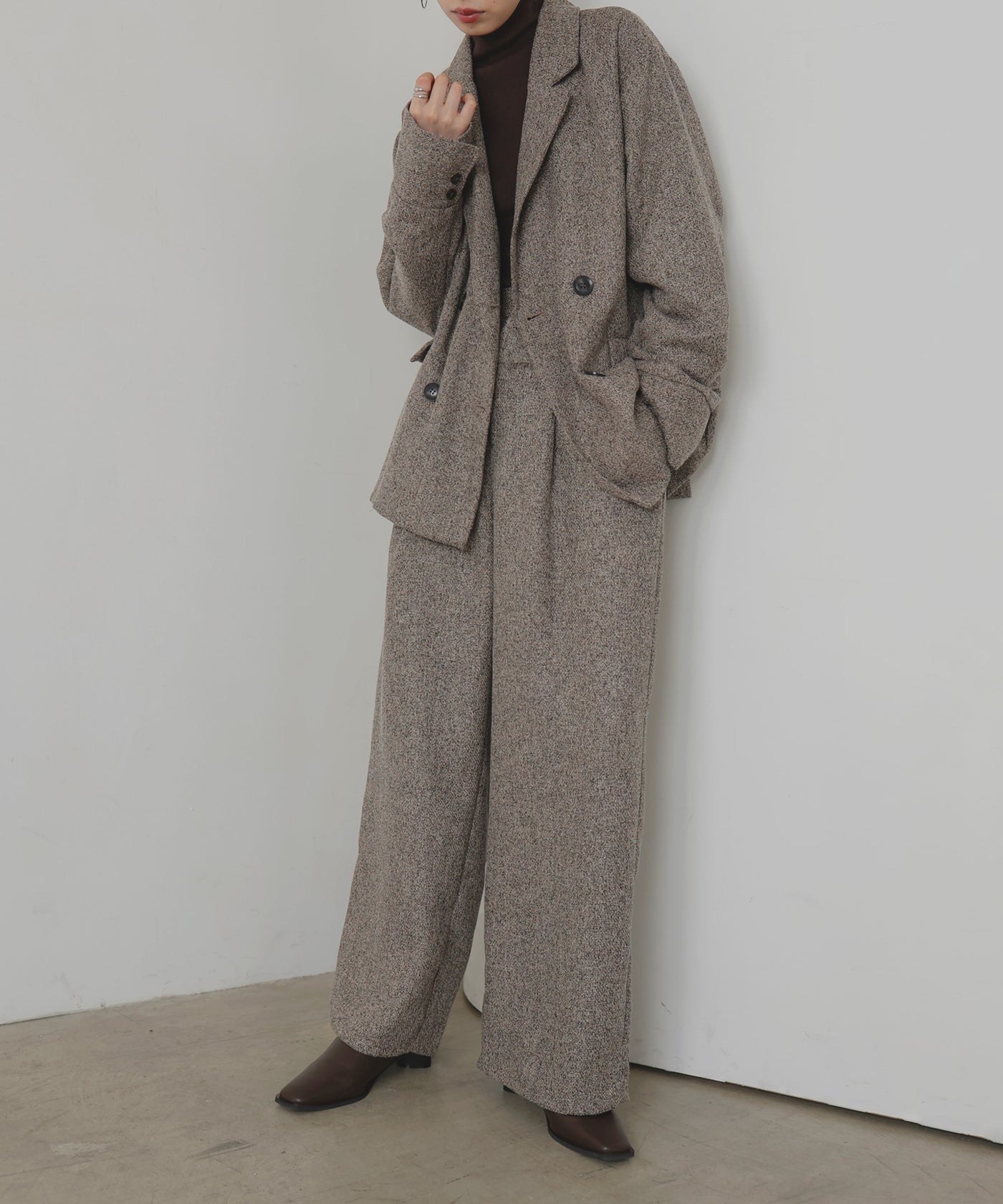 パンツ Lien ストレッチクロップドパンツ|レリアン | レリアン公式オンラインストア