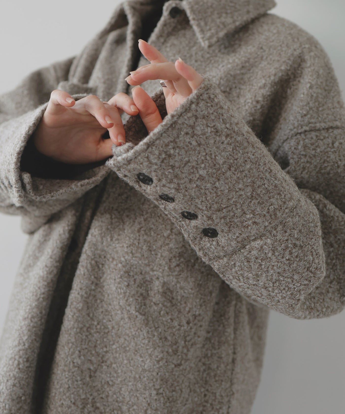 ループツイードシャツブルゾン – LIAN