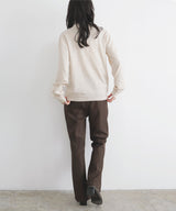 【12月中旬予約商品】センタータックフレアパンツ