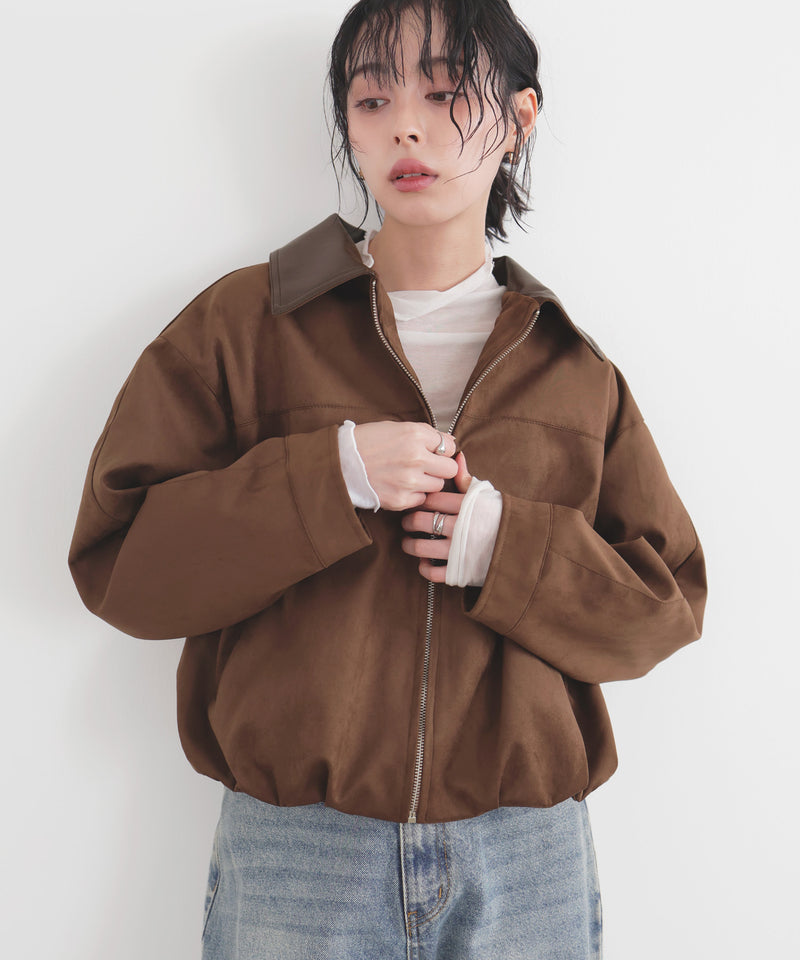 スエードバルーンジャケット – LIAN