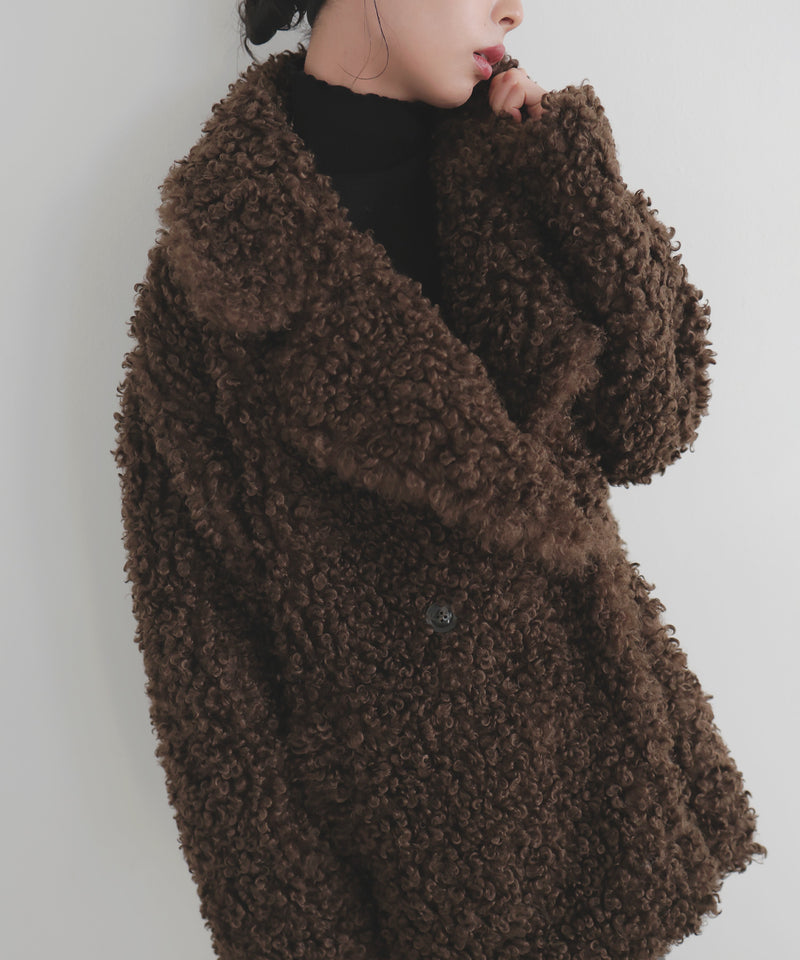 プードルファーテーラードコート