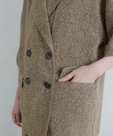 サマーツイードハーフジャケット