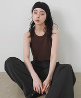 レイヤードノースリーブワンピース
