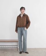 スエードバルーンジャケット