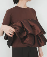 【一部予約商品】シャイニーフリルTシャツ