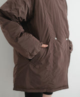 タフタテーラードダウンジャケット