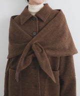 【11月下旬予約商品】ストールセットウールライクコート