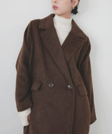 シャギーダブルロングコート