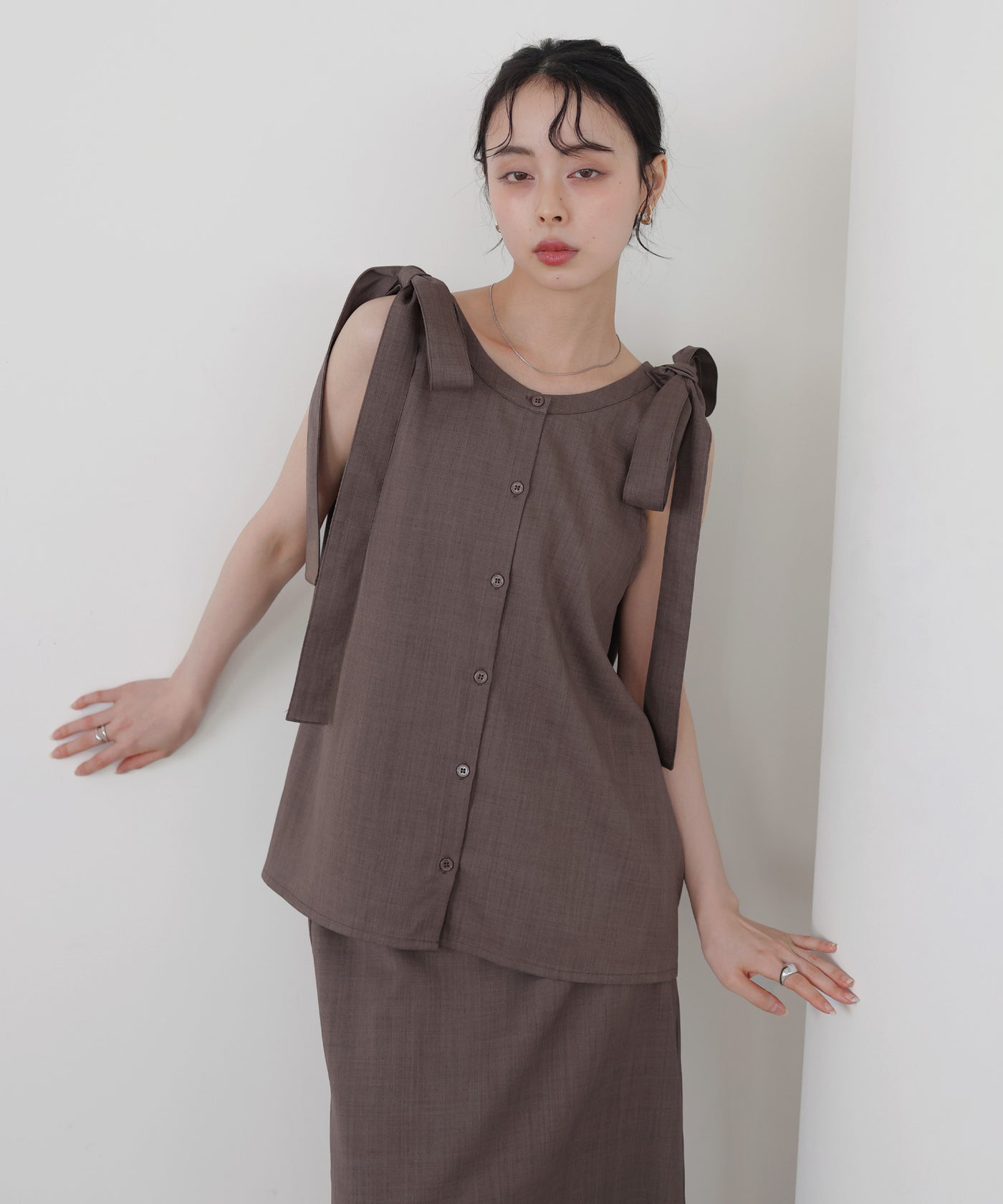 2WAYショルダーリボントップス – LIAN