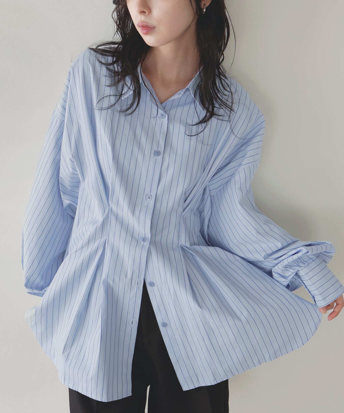 ウエストタックカラーシャツ – LIAN