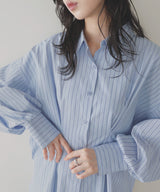 ウエストタックカラーシャツ