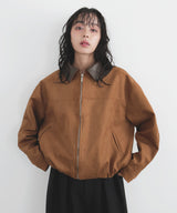 スエードバルーンジャケット