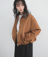 スエードバルーンジャケット