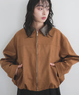 スエードバルーンジャケット