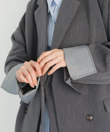 【1月下旬予約商品】レイヤードデザインテーラードジャケット