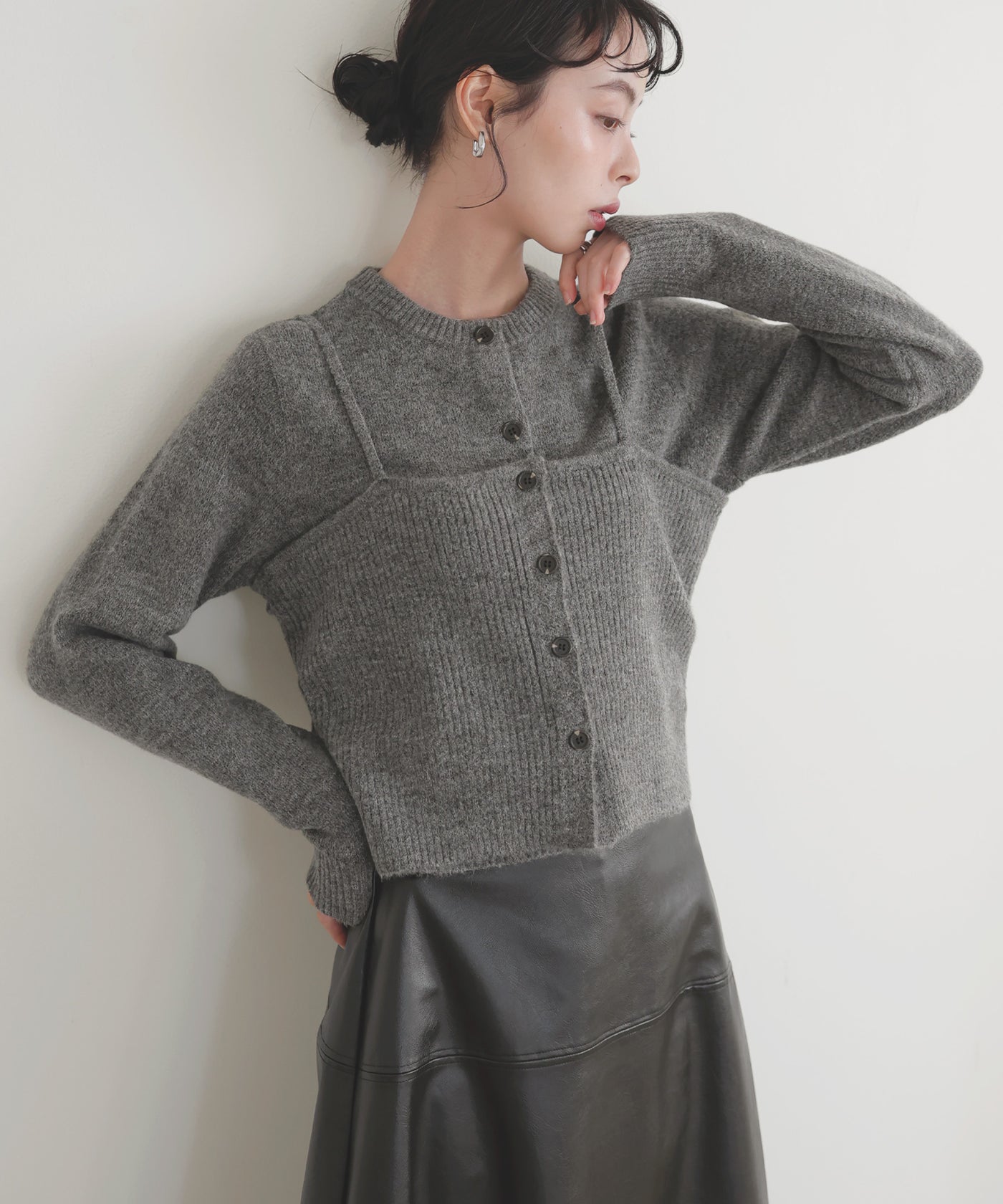 ビスチェセットニットカーディガン – LIAN