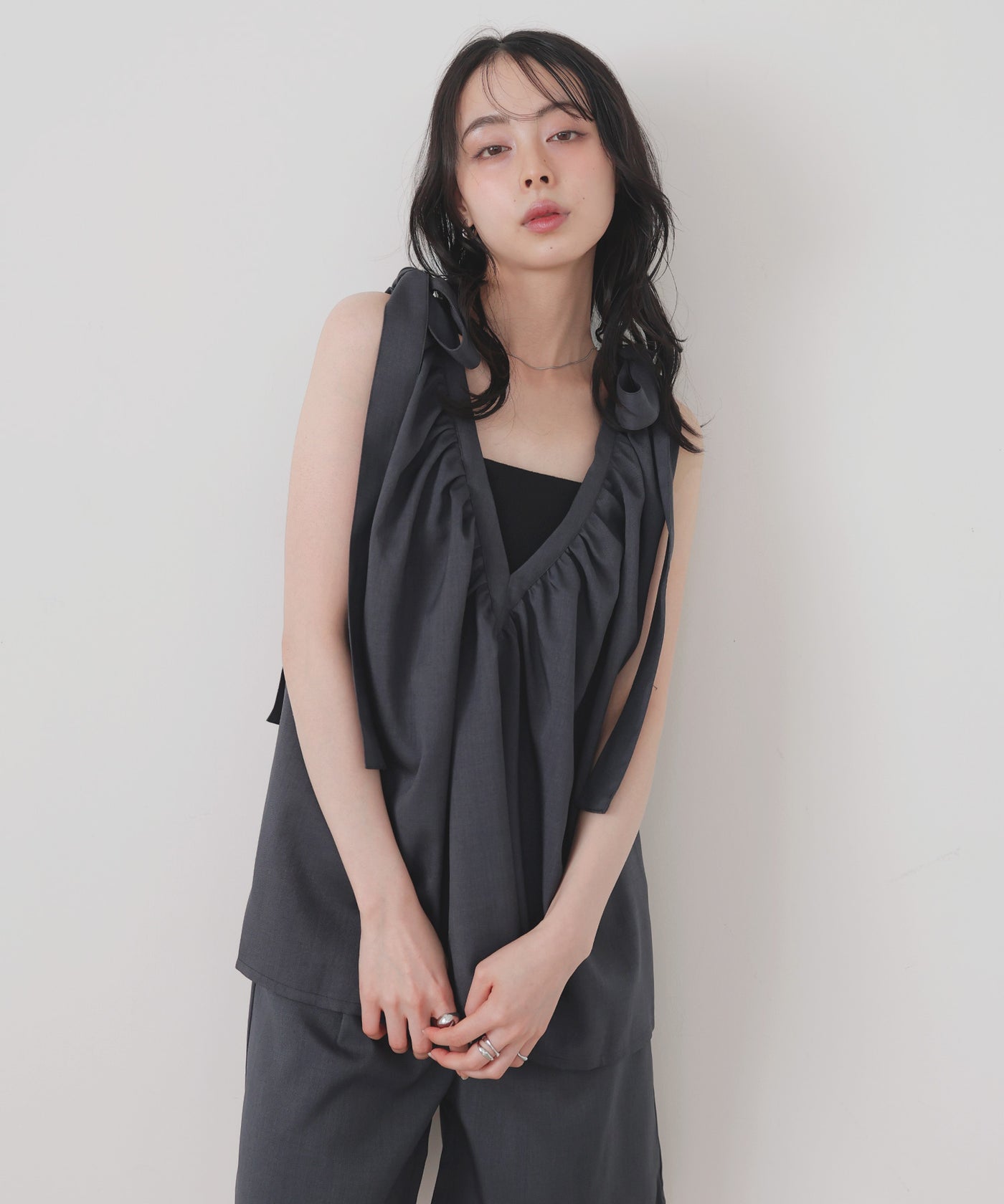 2WAYショルダーリボントップス – LIAN