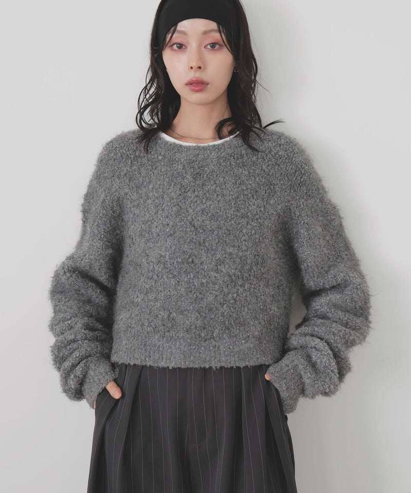 【10月下旬予約商品】　【ayu×LIAN】ボリュームミックスニット