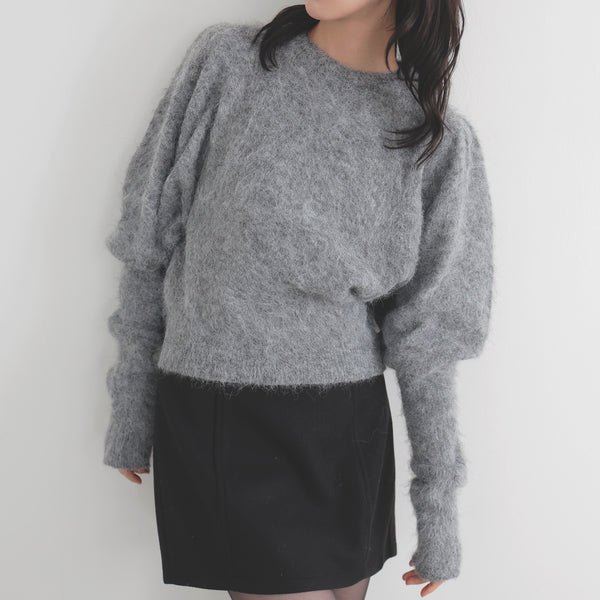 モヘアパフスリーブニット – LIAN