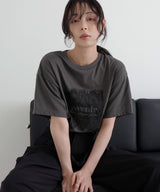 【接触冷感】レースレイヤードロゴTシャツ