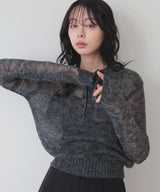シアーモヘアポケットポロニット