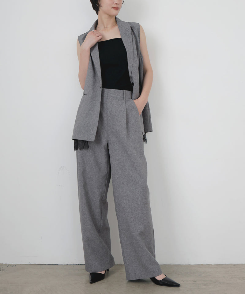 タックストレートスラックス – LIAN