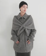 【11月下旬予約商品】ストールセットウールライクコート