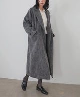 シャギーダブルロングコート