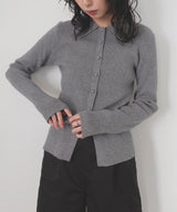 【一部予約商品】クルミボタンリブポロニット