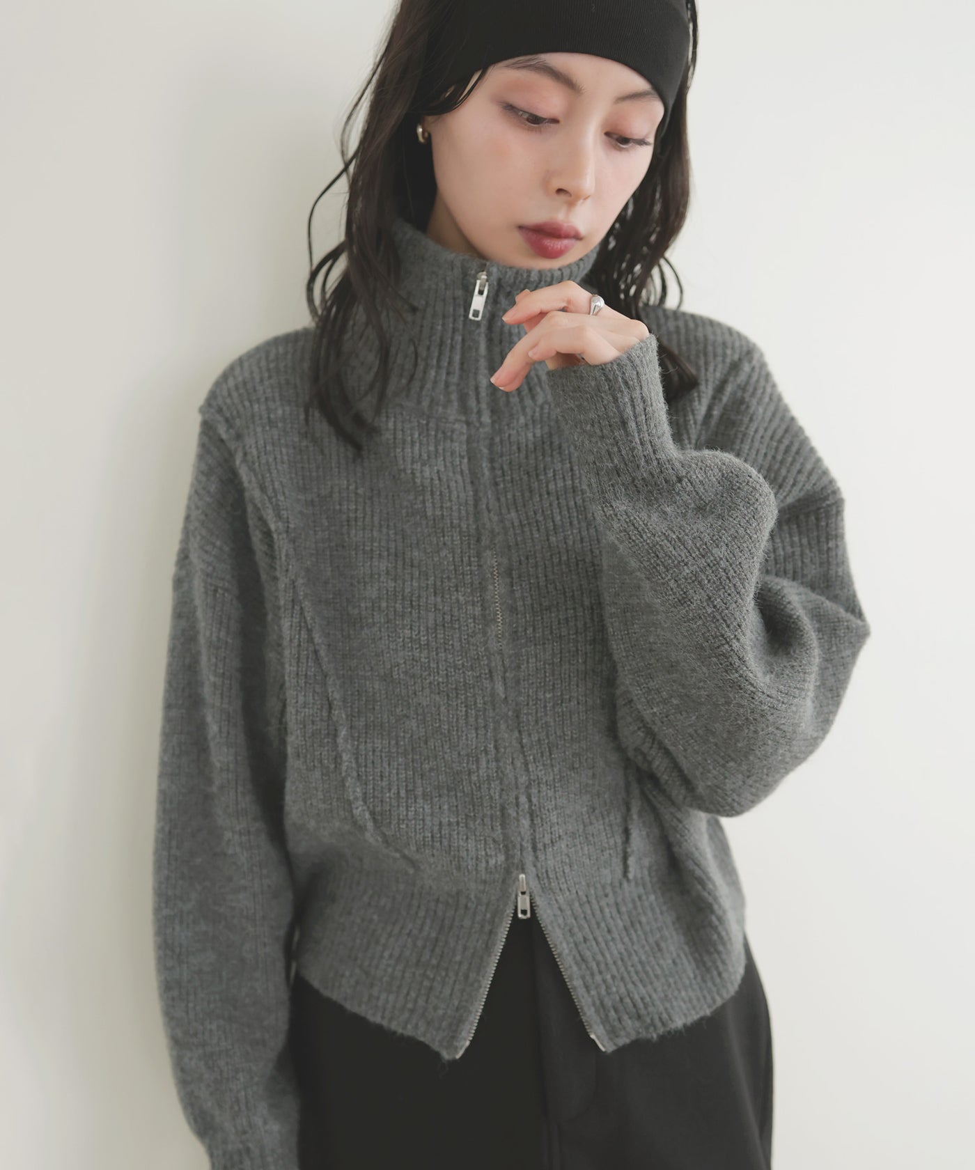 アルくん 柄を確認して下さい 12月中旬予約商品】アルパカタッチダブルジッププルオーバ－ – LIAN