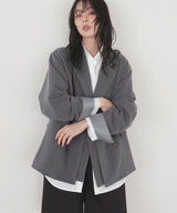 【1月下旬予約商品】レイヤードデザインテーラードジャケット