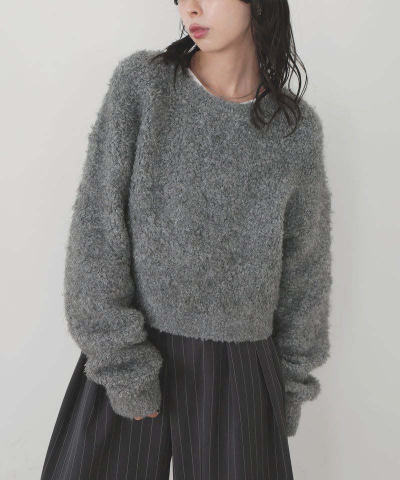【10月下旬予約商品】　【ayu×LIAN】ボリュームミックスニット