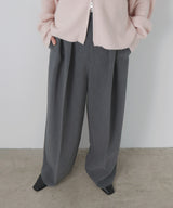 【1月下旬予約商品】ツータックワイドパンツ
