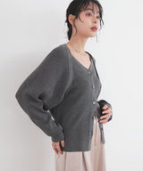 アンサンブル風ニットカーディガン