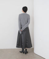 フラワー刺繍ニットカーディガン