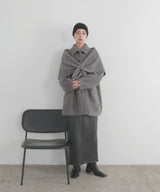 【11月下旬予約商品】ストールセットウールライクコート