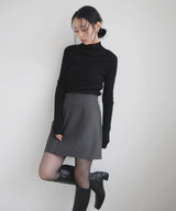 ウールライクミニスカート