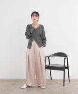 アンサンブル風ニットカーディガン