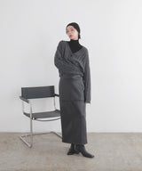 ダメージVネックカーディガン