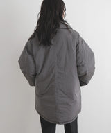 タフタテーラードダウンジャケット