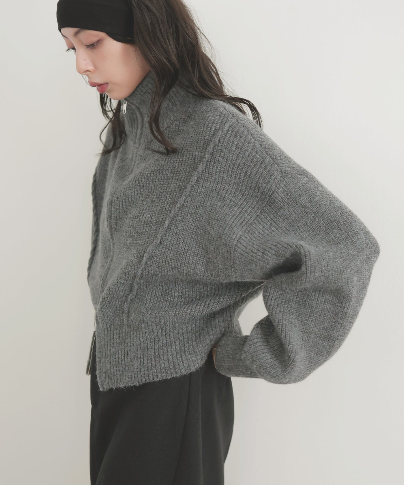 12月上旬予約商品】アルパカタッチダブルジッププルオーバ－ – LIAN