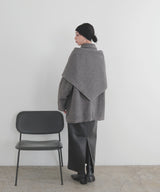 【11月下旬予約商品】ストールセットウールライクコート