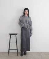 【12月下旬予約商品】シアーフリルニットプルオーバー