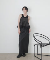 【8月上旬予約販売/セットアップ対応】レースヘムキャミビスチェ